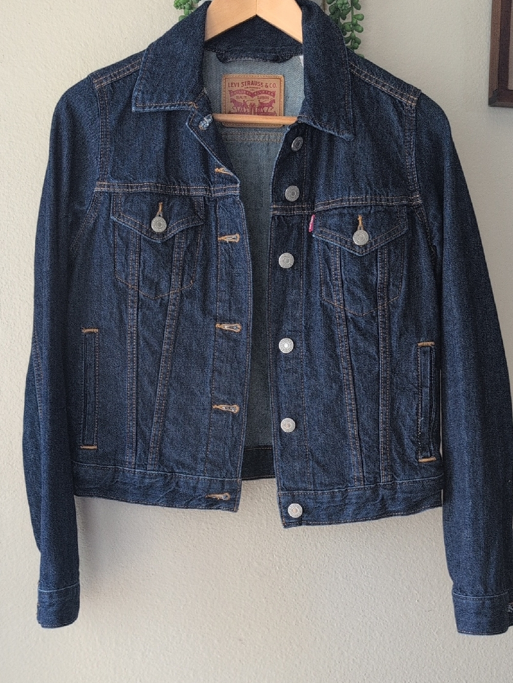Levi's Women's Dark Blue Denim Jacket